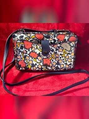 Coach Floral Multicolor Pop-Up Messenger Crossbody Bag